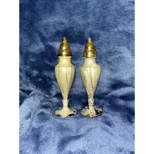 La France Made In Usa Salt And Pepper Shaker Silver Plated